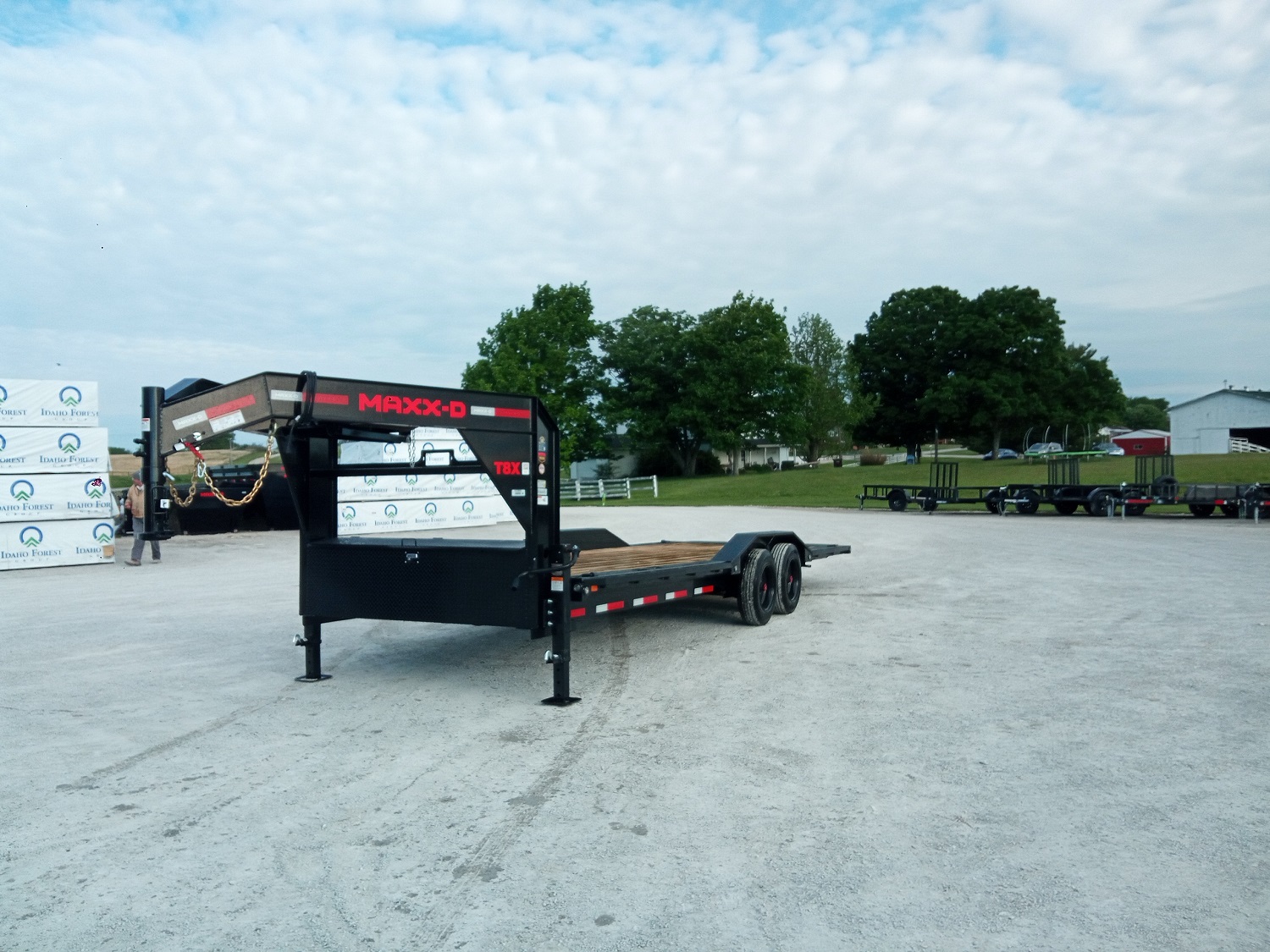 24' T8X Goose Neck 16k Power Tilt Trailer - Image 4
