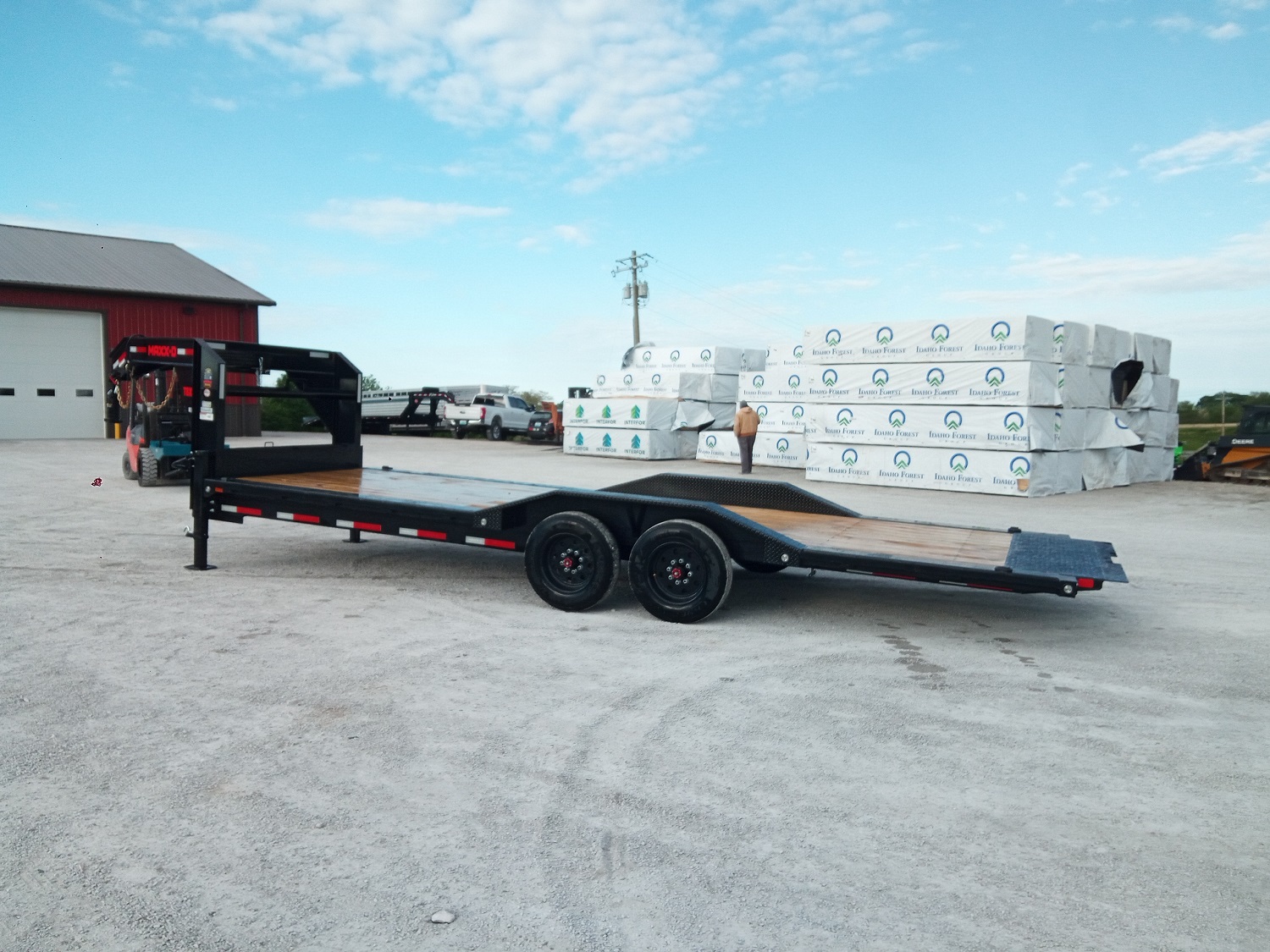 24' T8X Goose Neck 16k Power Tilt Trailer - Image 5