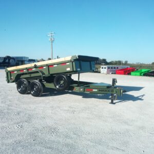 14' Green DKX Dump Trailer