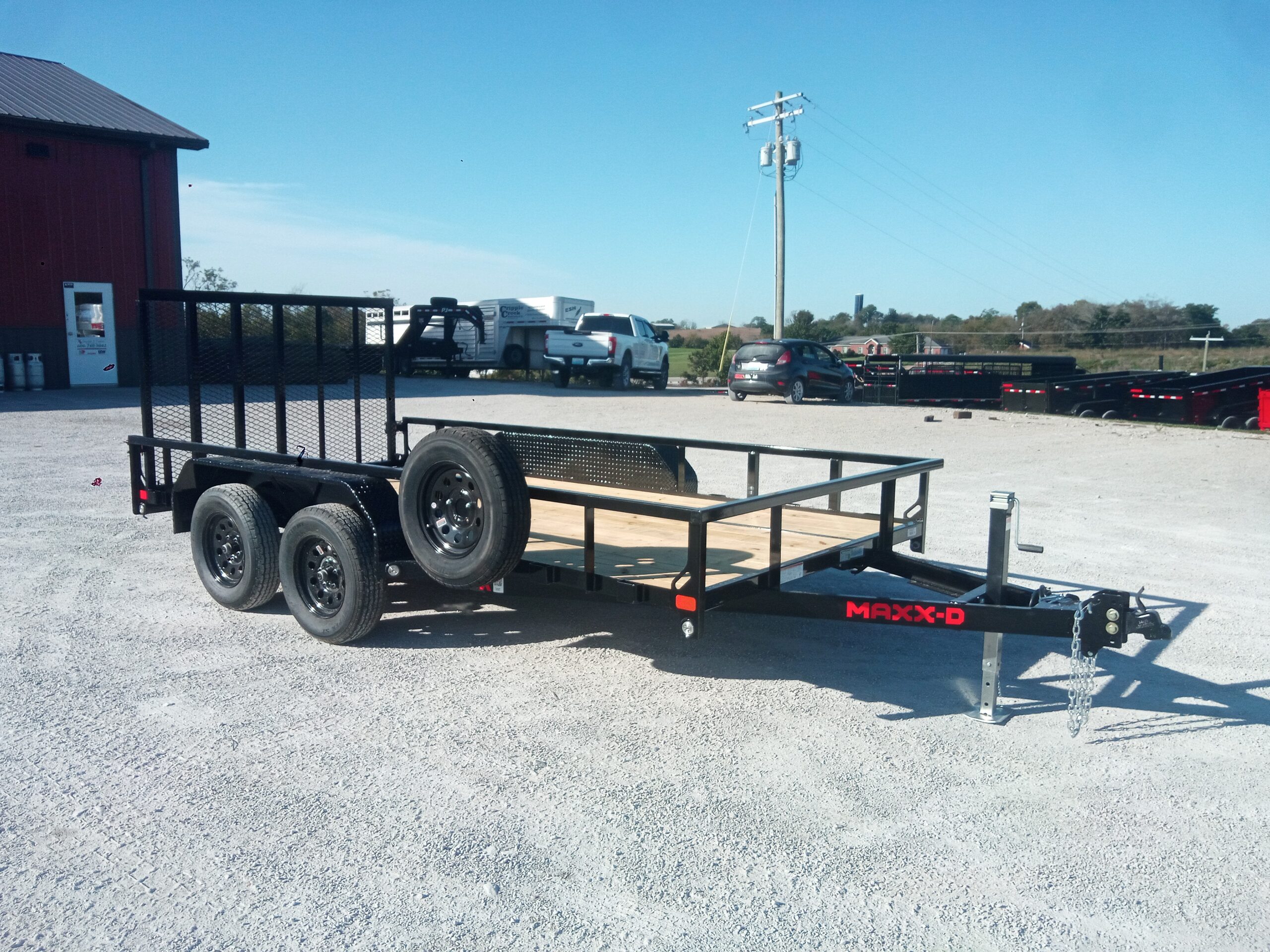 2027 – 14' x 83" 7K Tandem Axle Utility Trailer