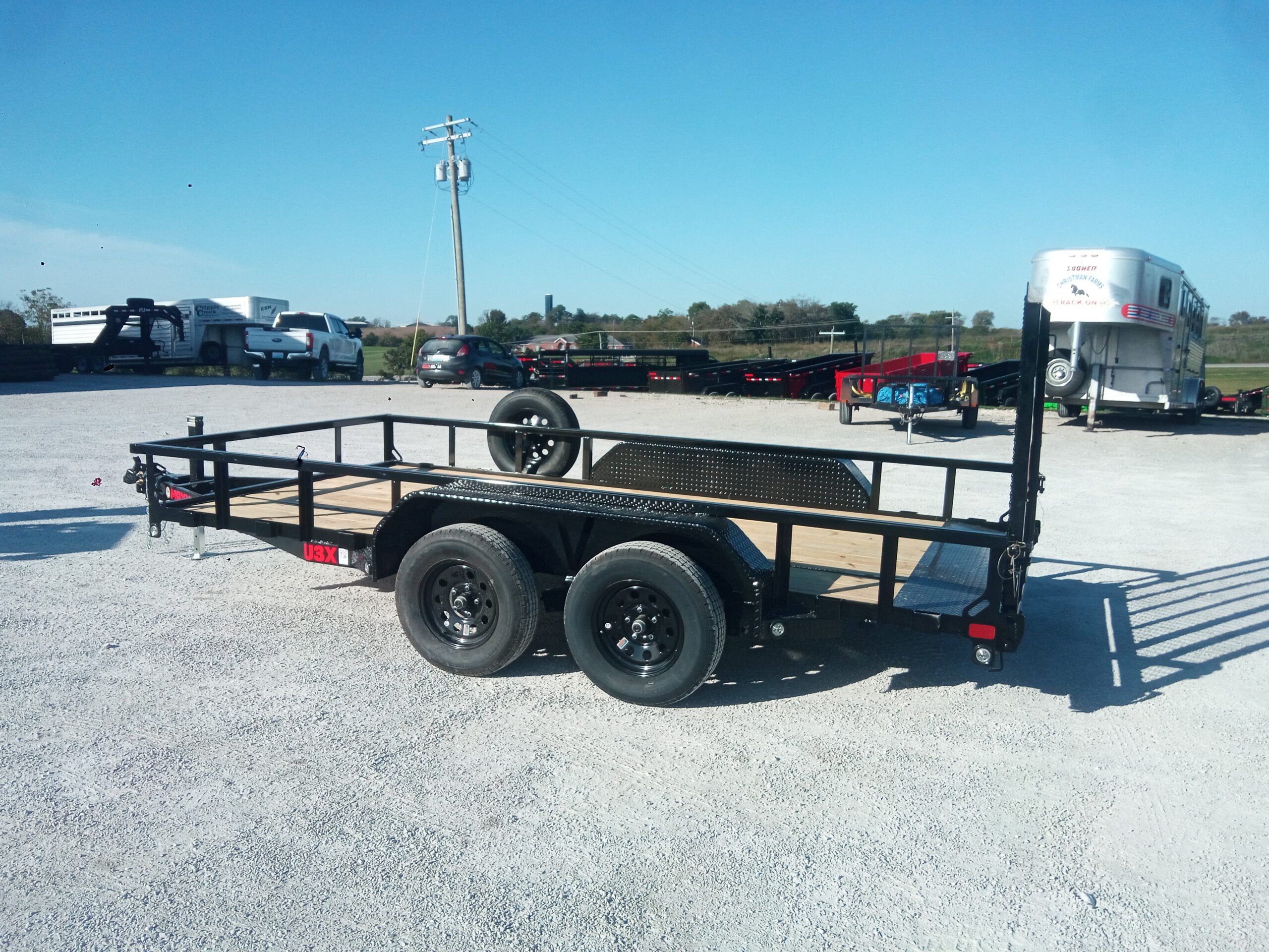 2027 – 14' x 83" 7K Tandem Axle Utility Trailer - Image 2