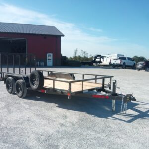 2027 – 16' x 83" 7K Tandem Axle Utility Trailer
