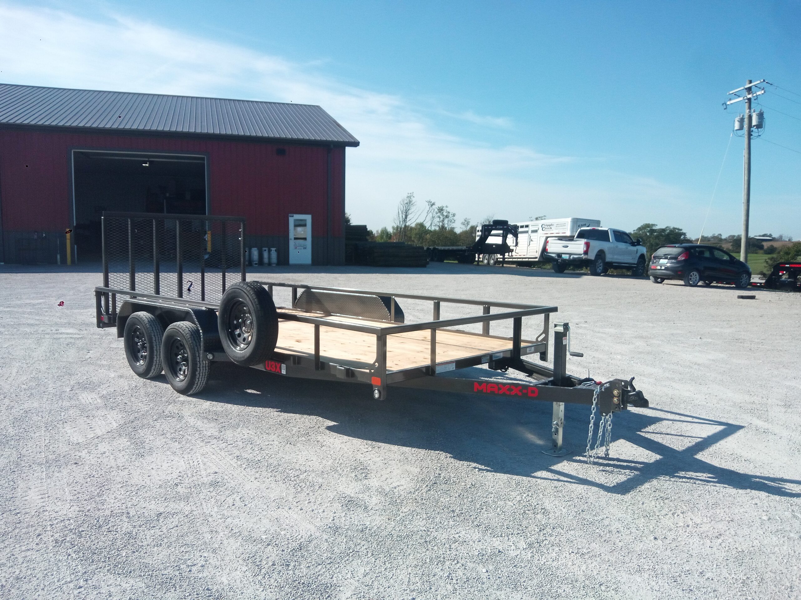 2027 – 16' x 83" 7K Tandem Axle Utility Trailer