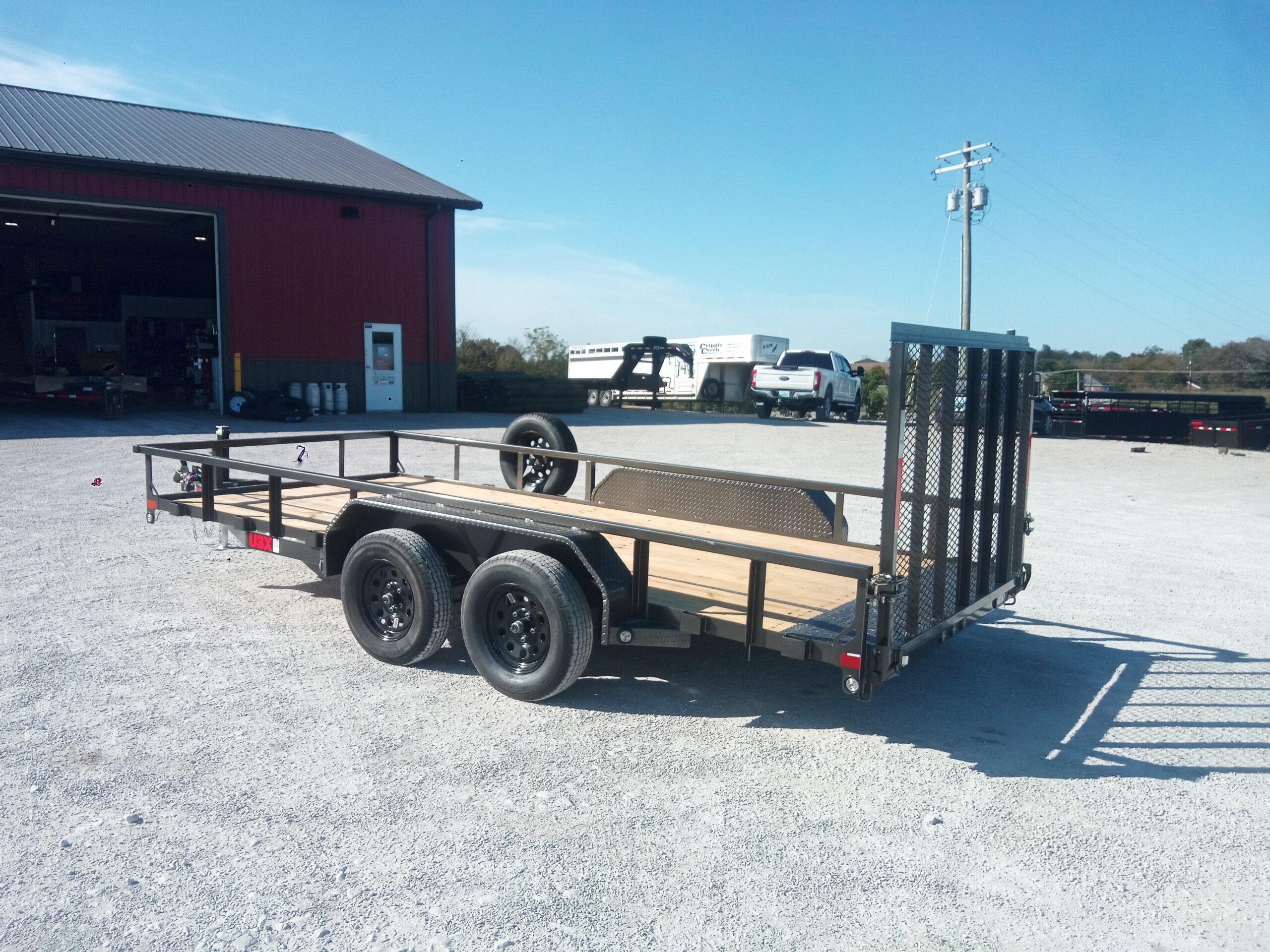 2027 – 16' x 83" 7K Tandem Axle Utility Trailer - Image 2