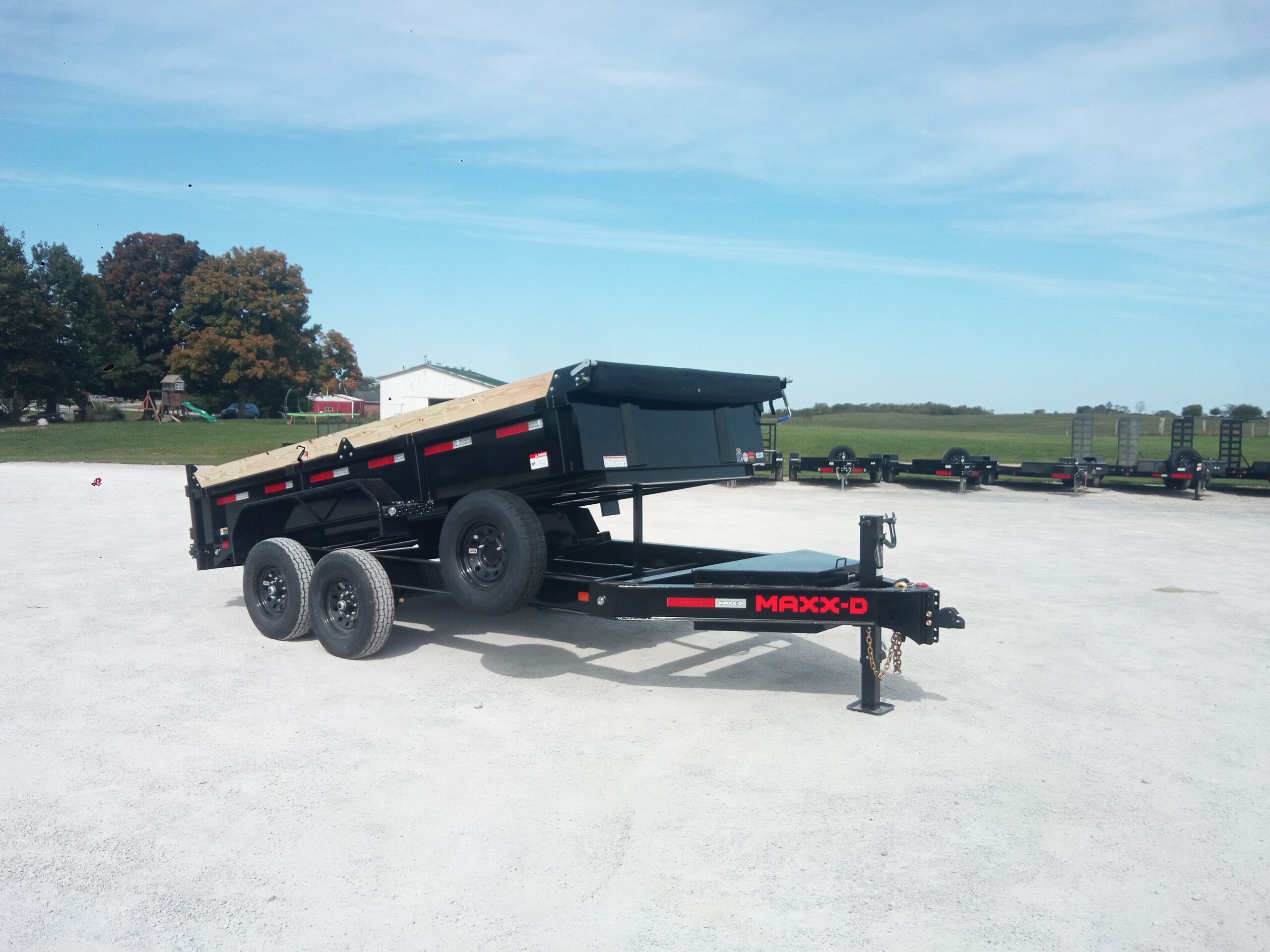 14' Black DKX Dump Trailer